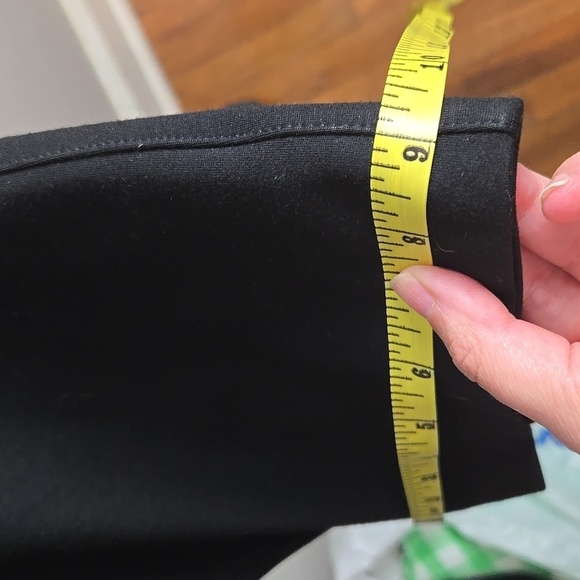 Betabrand-Classic Dress Pant Yoga Pant Bootcut in Black-Size Petite Large - Picture 14 of 17